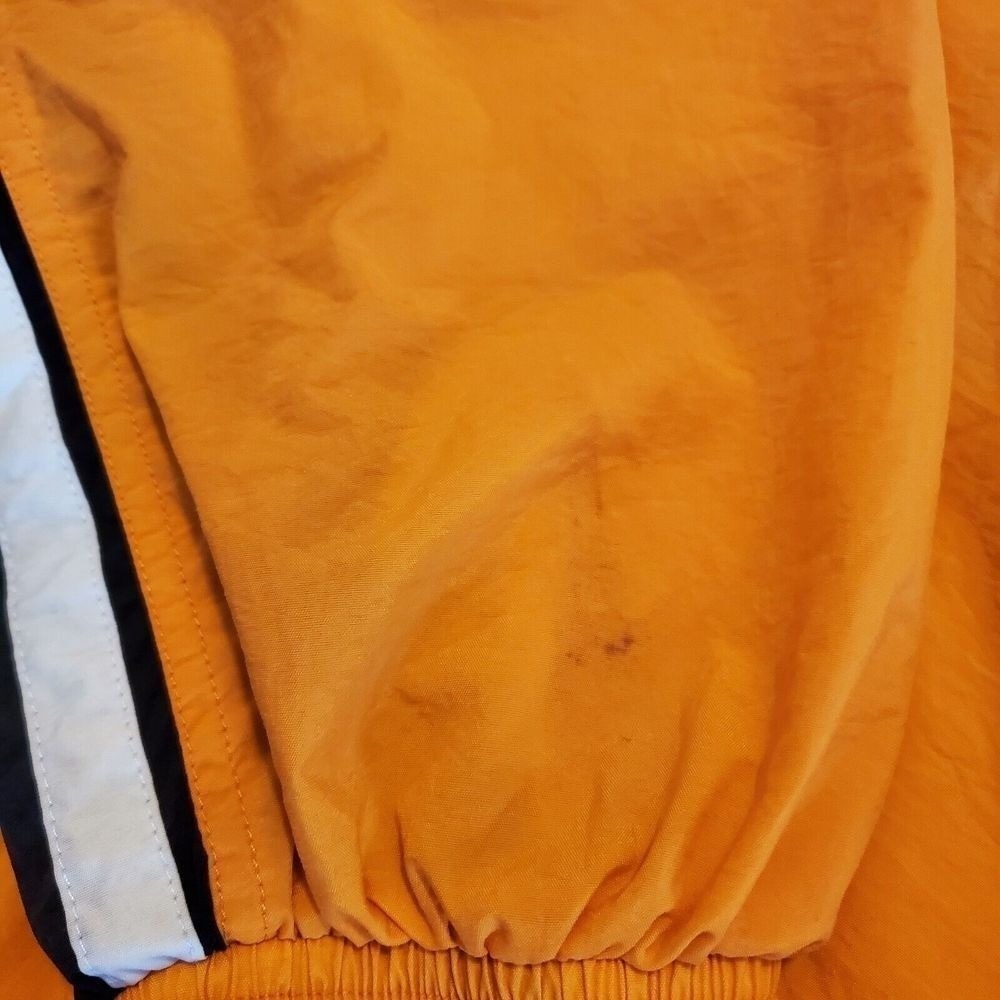 Vintage 90s Adidas‎ Tennessee Vols Pullover Jacket Men XL Orange Striped - Picture 8 of 13